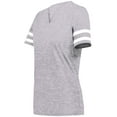 thumbnail image 1 of Holloway 223245.152.S Ladies Monterey T-Shirt, Athletic Heather & White - Small, 1 of 1