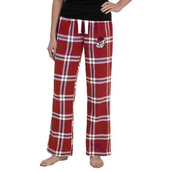 Ladies NCAA Georgia Bulldogs Recoup Flannel Pant