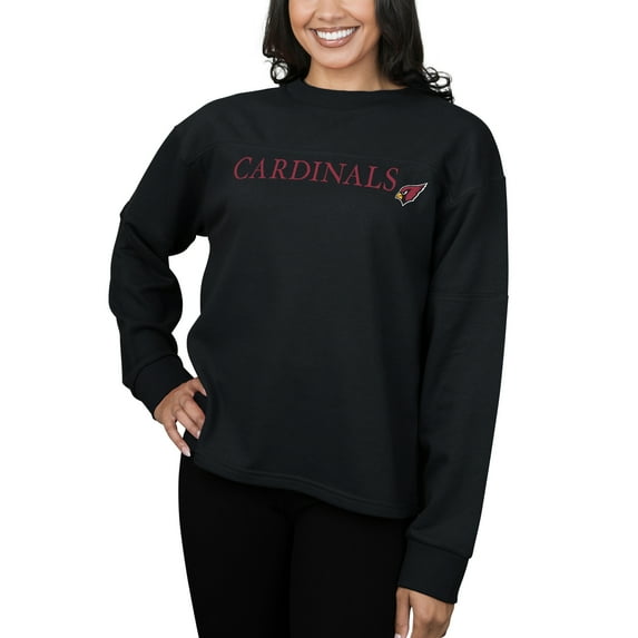 Ladies NFL Arizona Cardinals Peppy Fleece Long Sleeve Top