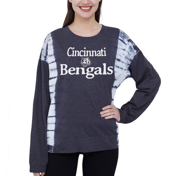 Ladies NFL Cincinnati Bengals Recoup French Terry Long Sleeve Top