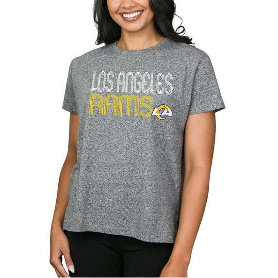 Ladies NFL Los Angeles Rams Peppy Knit Short Sleeve Top