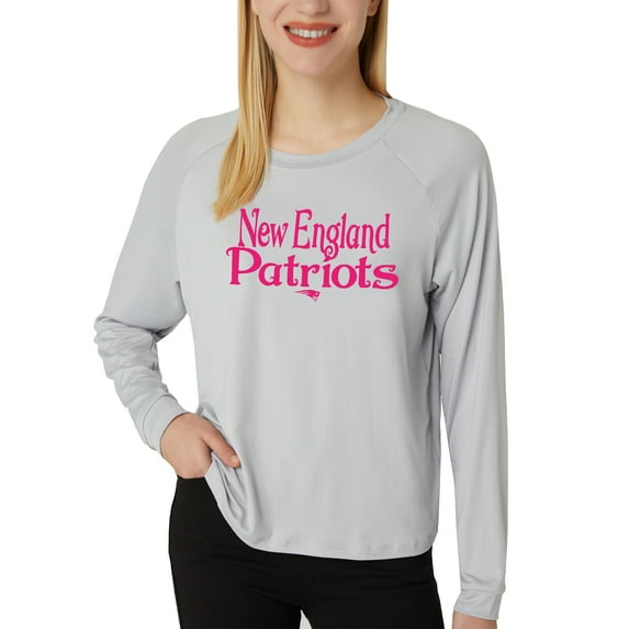 Ladies NFL New England Patriots Tula Knit Long Sleeve Top