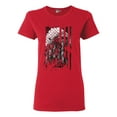 thumbnail image 1 of Ladies Native American Flag Patriotic Support DT T-Shirt Tee, 1 of 2