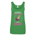 thumbnail image 1 of Ladies Never Underestimate A Christian Woman With A Rosary Sleeveless Tank Tops, 1 of 1