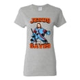 thumbnail image 1 of Ladies New Jesus Saves Hockey Jersey Puck Sports Funny DT T-Shirt Tee, 1 of 2
