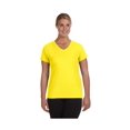 thumbnail image 1 of Augusta Sportswear - Women's Nexgen Wicking V-Neck T-Shirt - 1790, POWER YELLOW, M, 1 of 1