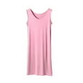 thumbnail image 1 of Ladies Nightgowns New Plus Size Tank Dresses for Women Summer Casual Sleeveless Nightgowns Sleepshirts Soft Comfy Sleepwear Nightdress Pinky 5XL, 1 of 6