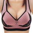 thumbnail image 1 of Ladies' Non Rim Underwear Beauty Back Gathering Non Bra Big Chest Showing Small Thin Bra, 1 of 2