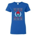 thumbnail image 1 of Ladies Nurse Heart Medical Ugly Christmas Gift Funny DT T-Shirt Tee, 1 of 2