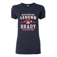 thumbnail image 1 of Ladies Official Legend Brady Football DT T-Shirt Tee, 1 of 2