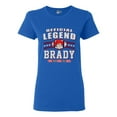 thumbnail image 1 of Ladies Official Legend Brady Football DT T-Shirt Tee, 1 of 2