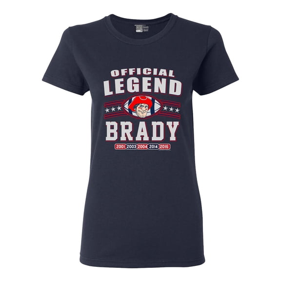 Ladies Official Legend Brady Football DT T-Shirt Tee