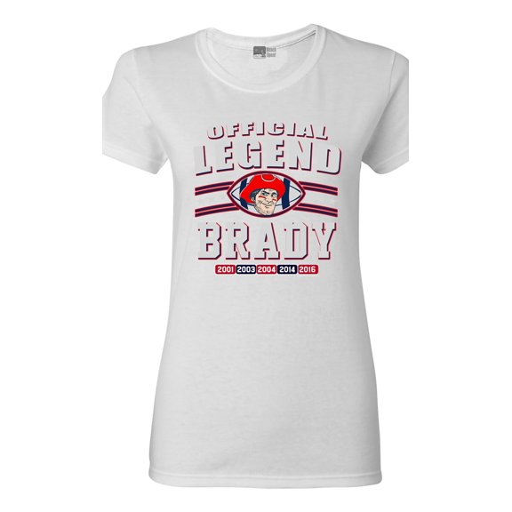 Ladies Official Legend Brady Football DT T-Shirt Tee