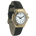 thumbnail image 1 of Ladies One Button Talking Watch with Leather Band, 1 of 1