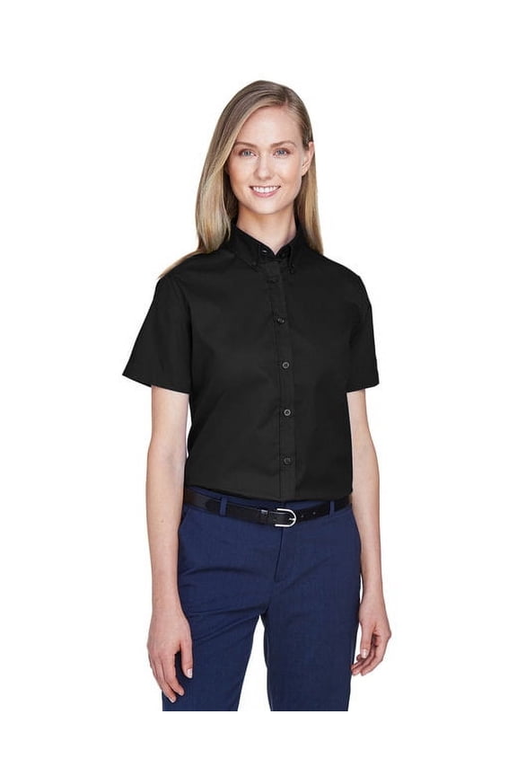 Ladies' Optimum Short-Sleeve Twill Shirt