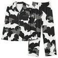 thumbnail image 1 of Ladies' Pantsuit And Pajama Set Women Button Pajamas Women Pajamas Satin Pajamas Set Shorts Pajamas for Teen Pajamas Short for Women Women's Pajamas Short Sleeve Bride Getting Ready Button up Shirt, 1 of 2