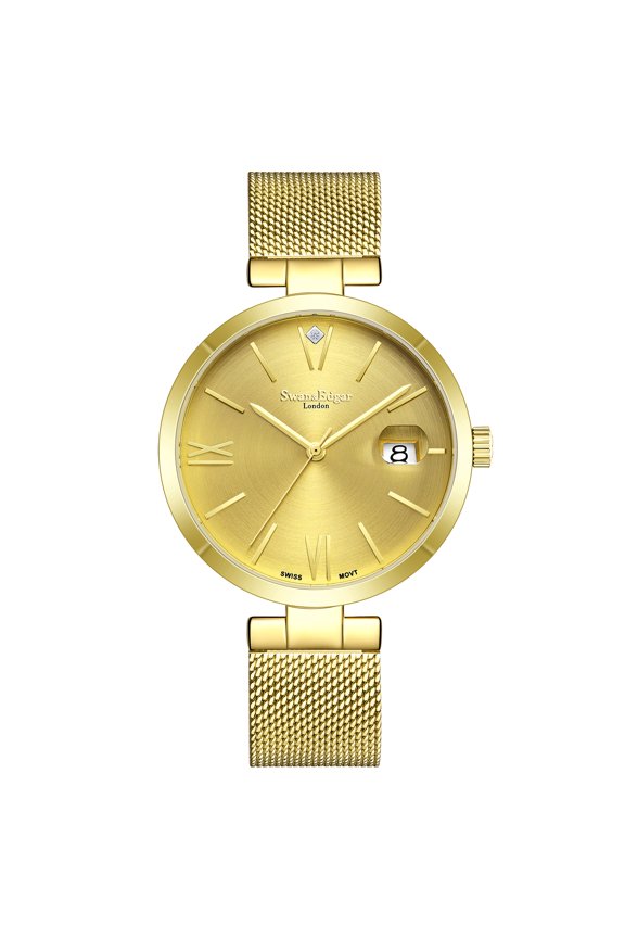 Ladies Pastel Diamond Champagne Watch