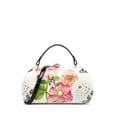 thumbnail image 1 of Ladies Patent Leather Bag for women floral pattern, 1 of 4