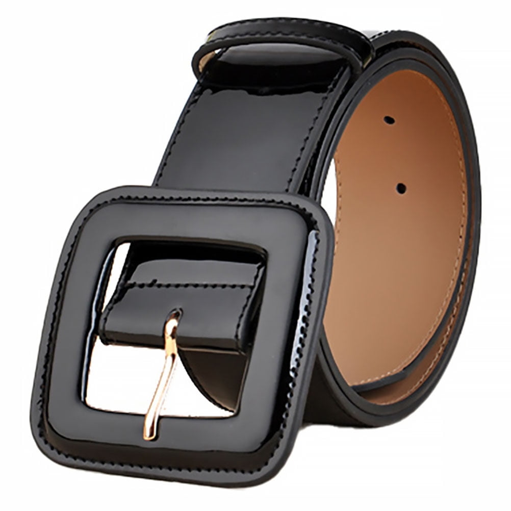 Patent leather belt womens hotsell