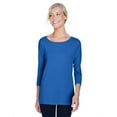 thumbnail image 1 of Ladies' Perfect Fit™ Ballet Bracelet-Length Knit Top XS FRENCH BLUE, 1 of 3