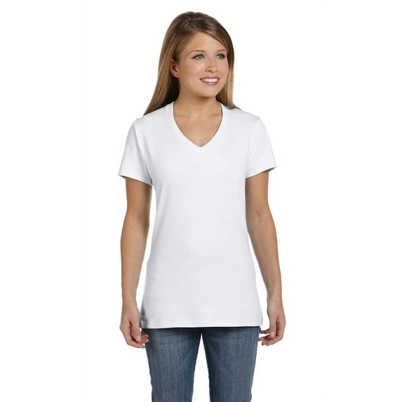 Ladies' Perfect-T V-Neck T-Shirt