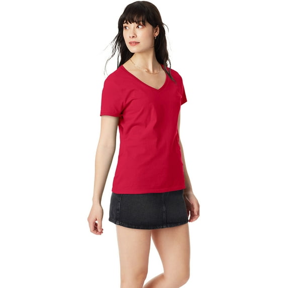 Ladies' Perfect-T V-Neck T-Shirt