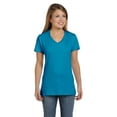 thumbnail image 1 of Ladies' Perfect-T V-Neck T-Shirt, 1 of 3