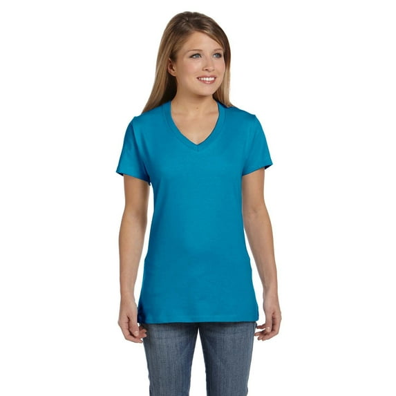Ladies' Perfect-T V-Neck T-Shirt