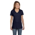 thumbnail image 1 of Ladies' Perfect-T V-Neck T-Shirt, 1 of 8