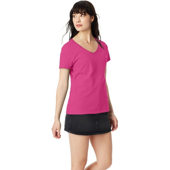 Ladies' Perfect-T V-Neck T-Shirt