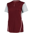 thumbnail image 1 of Ladies Performance Two-Button Color Block Jersey, 1 of 1