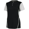 thumbnail image 1 of Ladies Performance Two-Button Color Block Jersey, 1 of 1