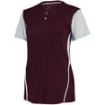 thumbnail image 1 of Ladies Performance Two-Button Color Block Jersey, 1 of 1