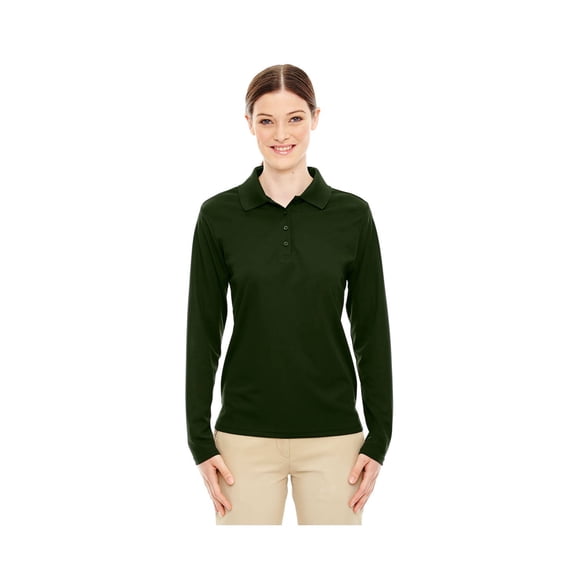 Ladies' Pinnacle Performance Long-Sleeve Piqué Polo