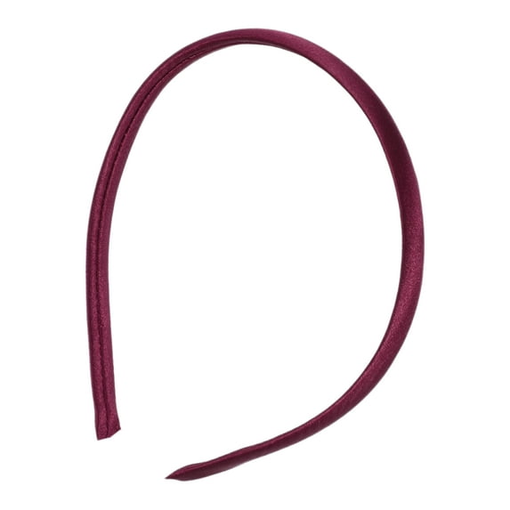 Unique Bargains 1 Pc Classic Elegant Fabric Fine Hairband for Women for Girls 5.31"x4.53" Wine Red