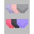 thumbnail image 1 of Ladies Plus Assorted Color Panty Brief, Size 11 - Pack of 6, 1 of 1