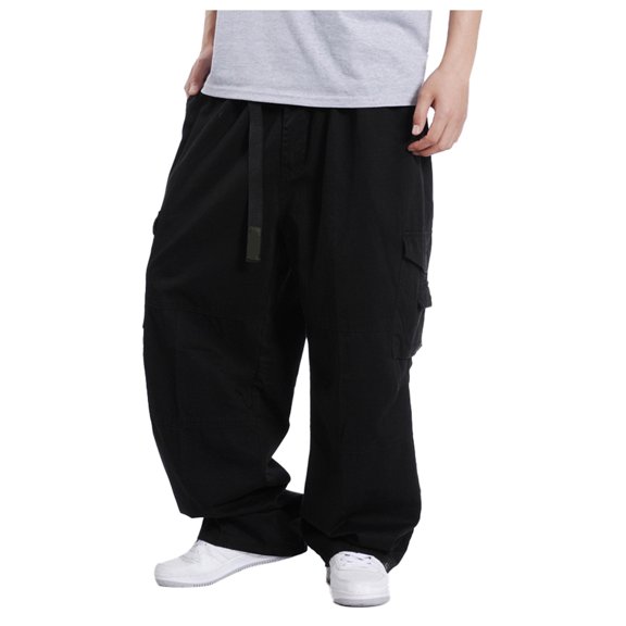 Ladies Plus Size Wide Leg Pants Casual Comfortable Hop Loose Fit Work Trousers with Pockets Stylish Fashion