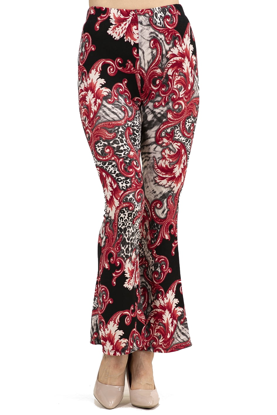 Ladies Printed Flared Pants