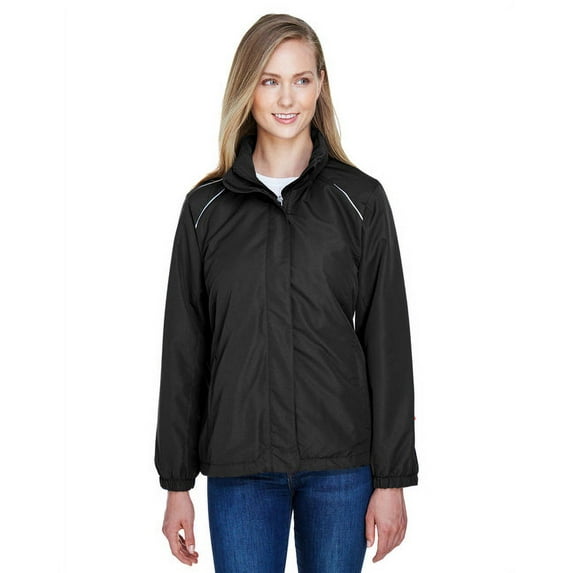 Ladies' Profile Fleece-Lined All-Season Jacket - BLACK - XL