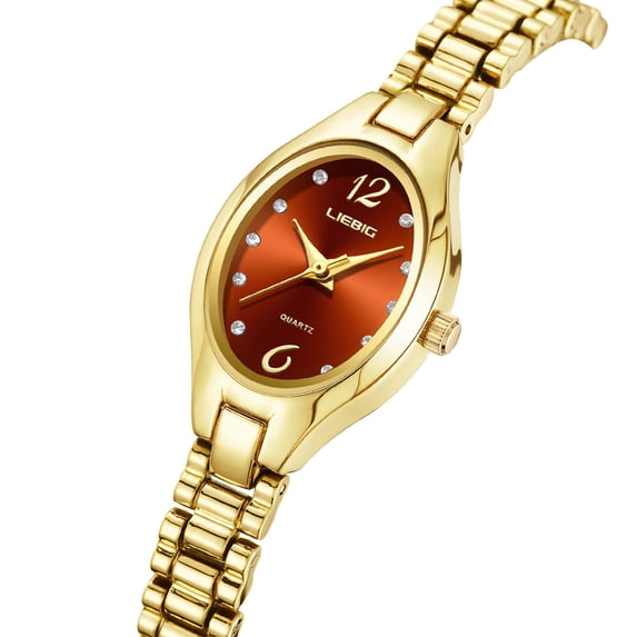 Ladies' Quartz Watch with Elegant Design, Rhinestone Accents, Water Resistance, and Comfortable Stainless Steel Strap for Daily and Formal Wear