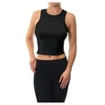 thumbnail image 1 of Ladies Racerback Crop Tank Top, 1 of 2