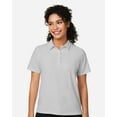 thumbnail image 1 of Devon & Jones DG120W Women's Raleigh Stretch Polo-Grey-S, 1 of 6