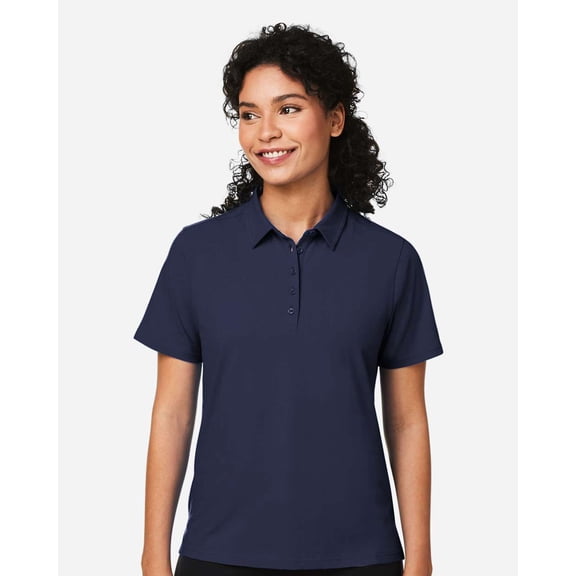 Devon & Jones DG120W Women's Raleigh Stretch Polo-Navy-L