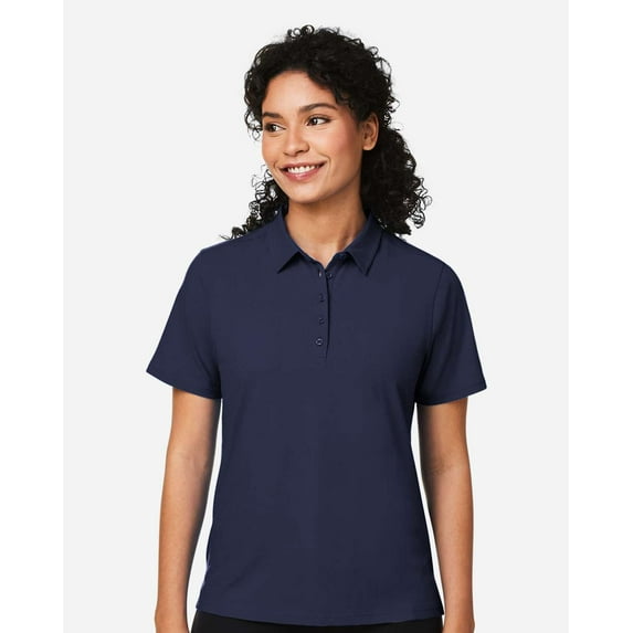 Devon & Jones DG120W Women's Raleigh Stretch Polo-Navy-L