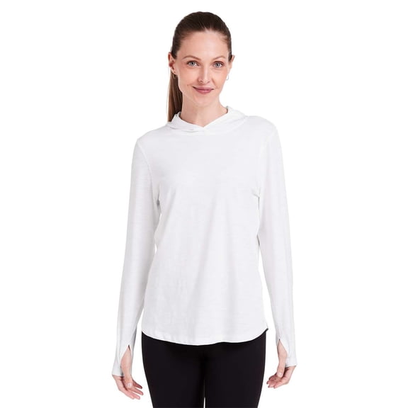 tasc TW850S Women's Recess Hooded Pullover-White-S