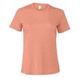 thumbnail image 1 of Ladies' Relaxed Heather CVC Short-Sleeve T-Shirt HEATHER SUNSET M, 1 of 3