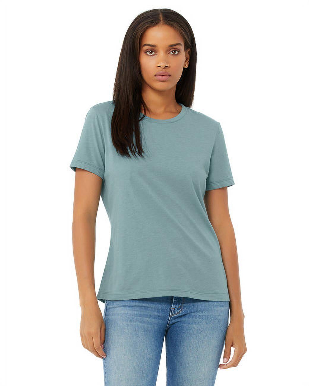 Heather XL Short-Sleeve - MAUVE Relaxed Ladies\' - HEATHER CVC T-Shirt