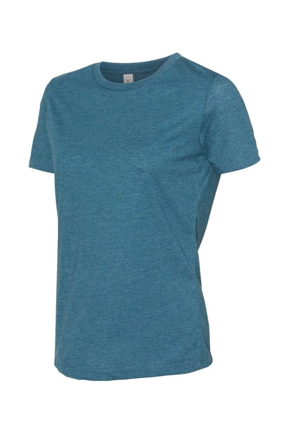 Ladies' Relaxed Heather CVC Short-Sleeve T-Shirt HTHR DEEP TEAL L