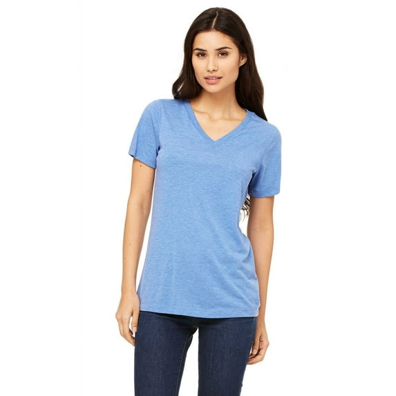 Ladies' Relaxed Jersey V-Neck T-Shirt