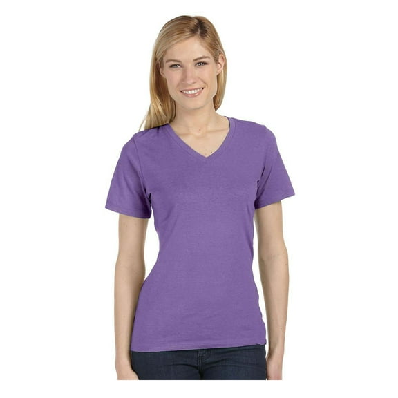Ladies' Relaxed Jersey V-Neck T-Shirt